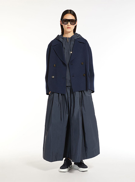 MaxMara高仿女装 |MaxMara A货服装  2024年新款 双排扣羊毛夹克外套