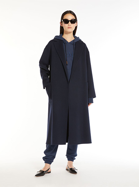 MaxMara高仿女装 |MaxMara A货服装  2024年新款徽标印花连帽卫衣