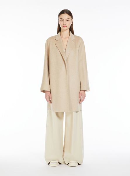 MaxMara高仿女装 |MaxMara A货服装  2024年新款 中长款浴袍羊绒大衣