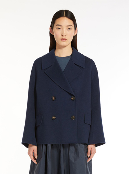 MaxMara高仿女装 |MaxMara A货服装  2024年新款 双排扣羊毛夹克外套