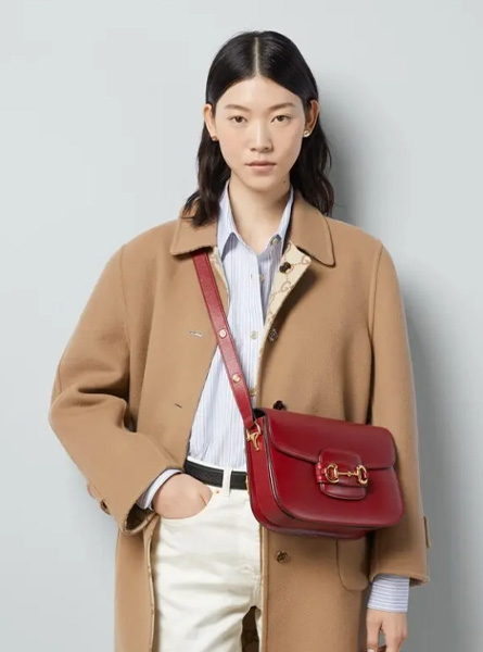 高仿GUCCI包包 | A货古驰女包 2024年GUCCI新款Gucci Horsebit 1955系列小号肩背包