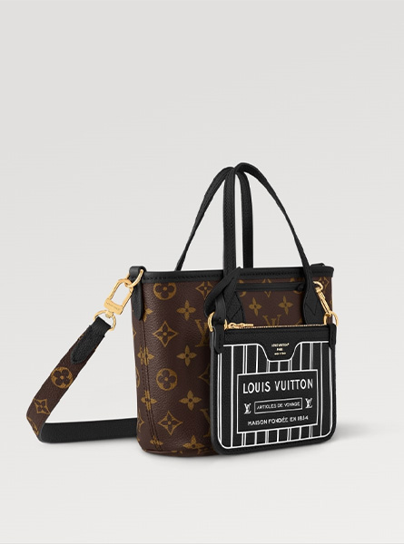 高仿LV包包 | A货LV女包 2024年LV新款 NEVERFULL BANDOULIÈRE INSIDE OUT BB 手袋M12099