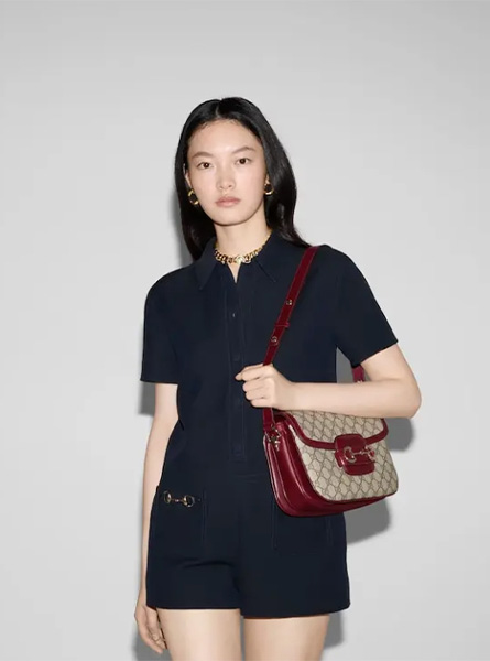 高仿GUCCI包包 | A货古驰女包 2025春夏GUCCI新款 Gucci Horsebit 1955系列小号肩背包